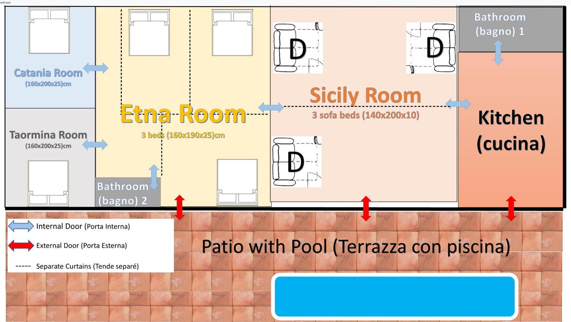 Villa Egle Belpasso, Villa Vacanza Con Piscina Buitenkant foto