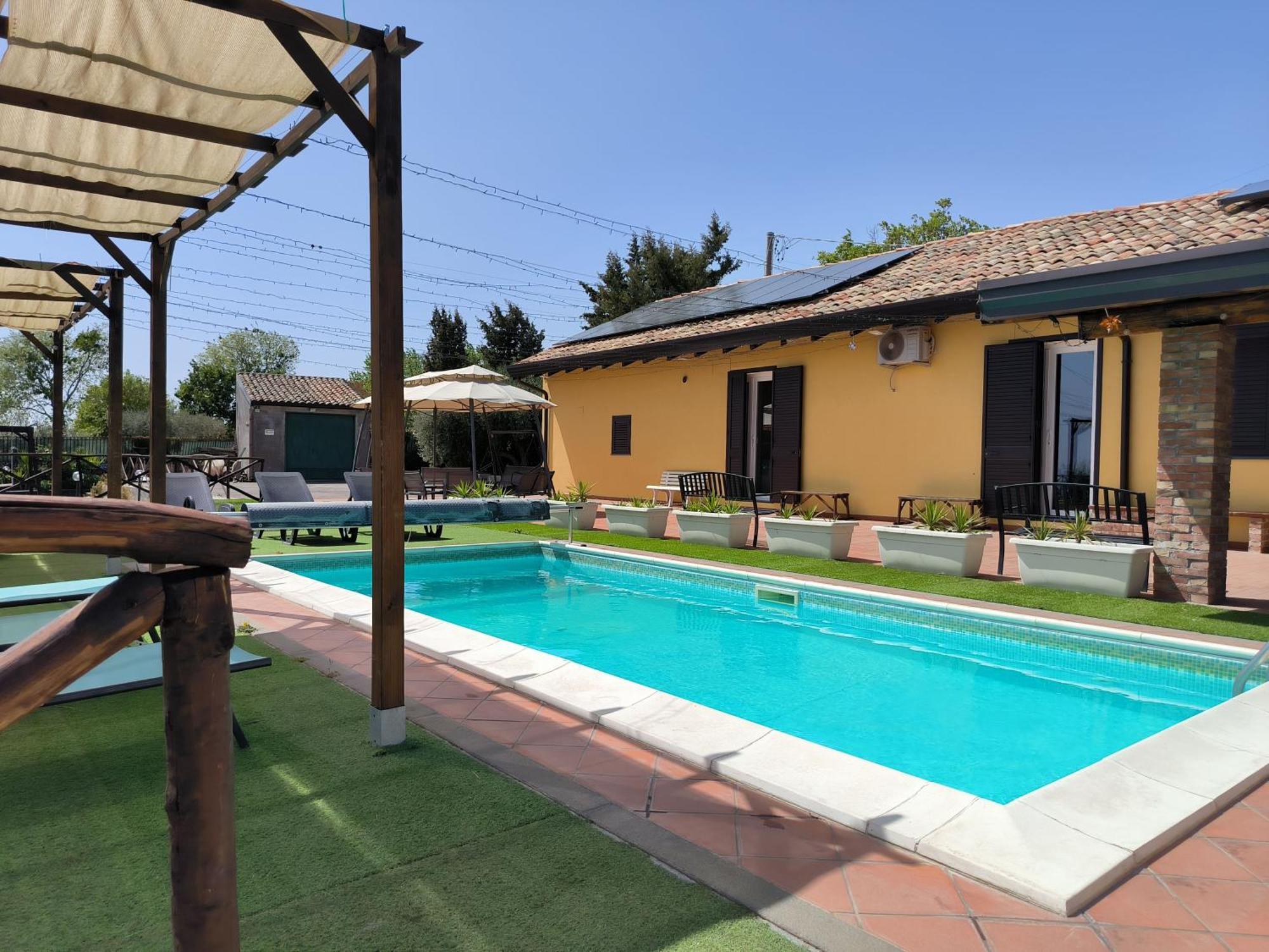 Villa Egle Belpasso, Villa Vacanza Con Piscina Buitenkant foto
